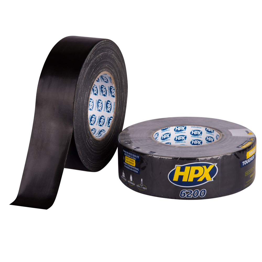 CB5050 Pantsertape - zwart 48mm x 50m