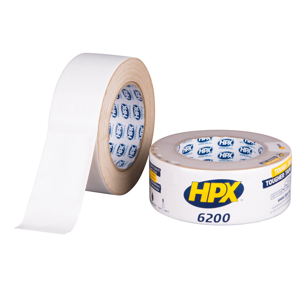 CW5025 Pantsertape - wit 48mm x 25m