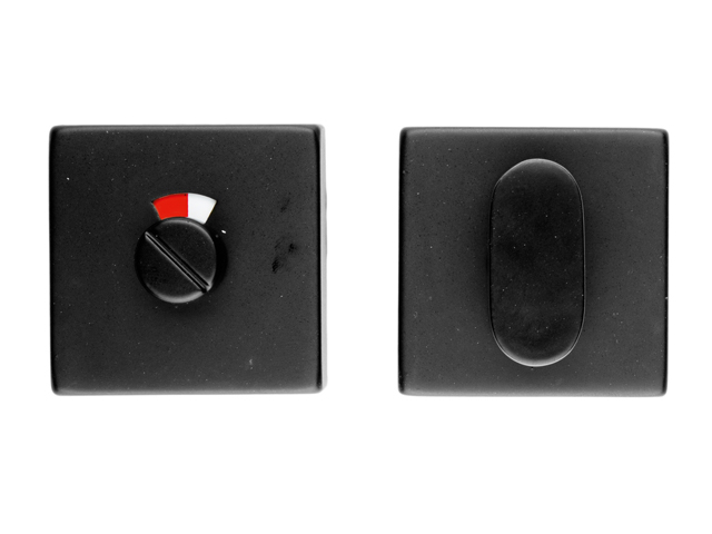 WC GARNITUUR VIERKANT ZWART - BLISTER REF:130156 MENO