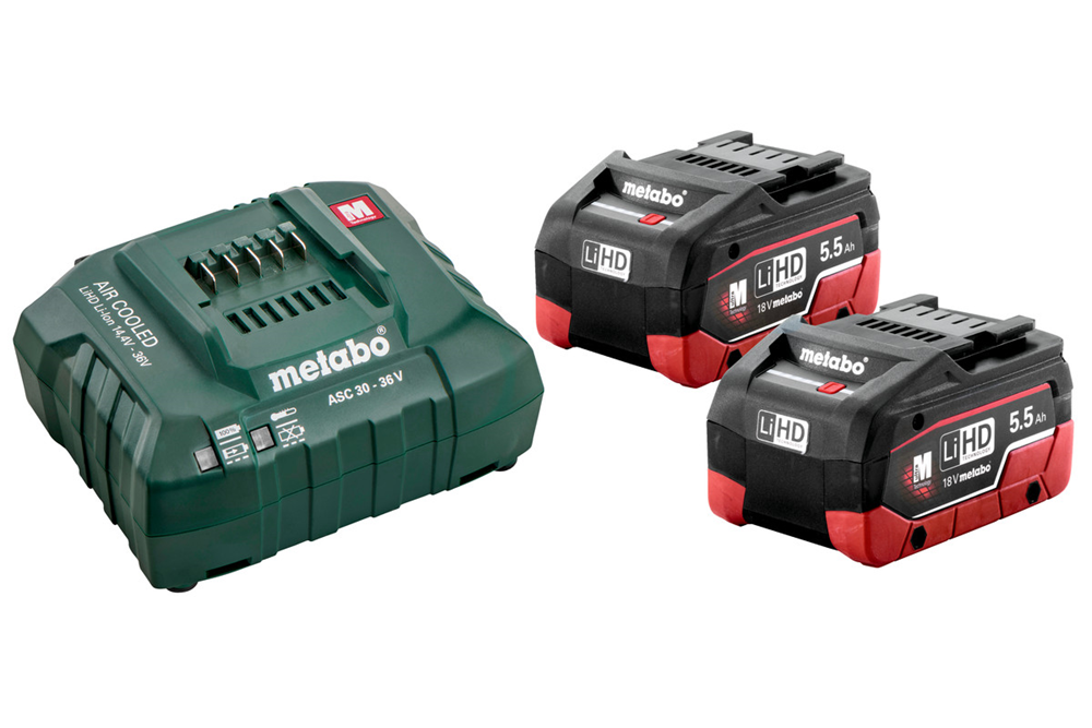 BASIS-SET 2 X LIHD 5,5AH REF:685122000 METABO