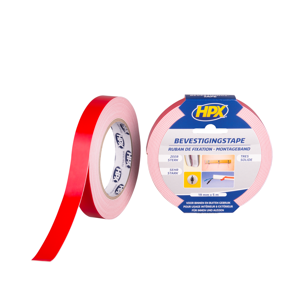 DS1905 Spiegel bevestigingstape - wit 19mm x 5m