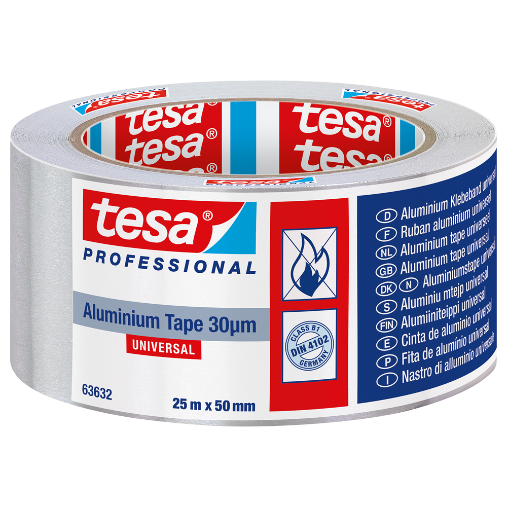 TESA ALUMINIUM  30µM-WITH LINER BEIGE 25MX50MM REF:63632-00001-01 TESA PRO