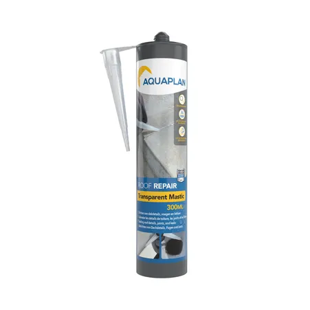 ROOF REPAIR TRANSPARENT MASTIC 300ML REF:02820000 AQUAPLAN