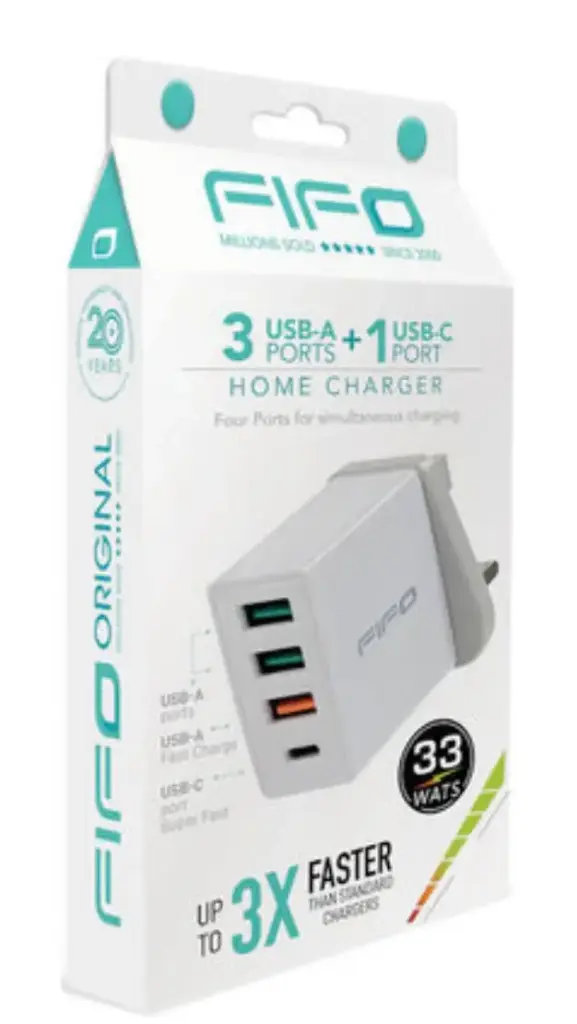 MOBIELE LADER – 3 USB + 1 TYPE‑C REF:093984 FIFO 