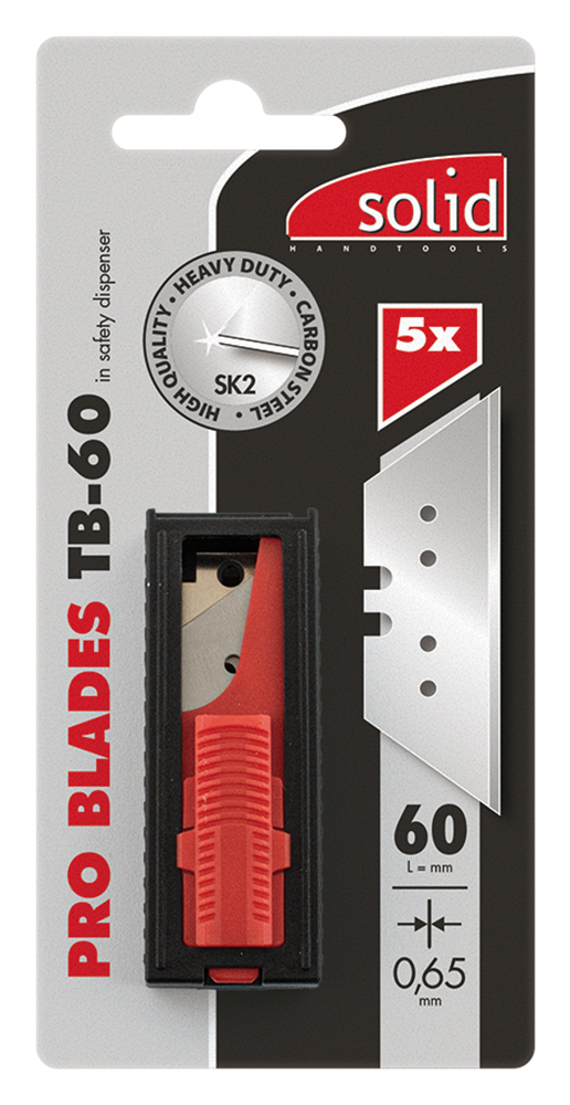 PRO-TRAPEZIUMMESSEN TB-60, PER 5 STUKS (BLI) - 60 MM x 0,65 MM REF:ZE 576060