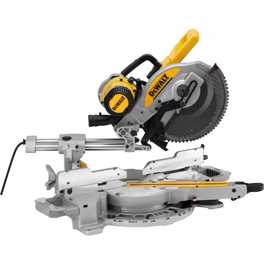 AFKORT/VERSTEKZAAG 250MM MET XPS-INDICATOR REF:DWS727-QS DEWALT