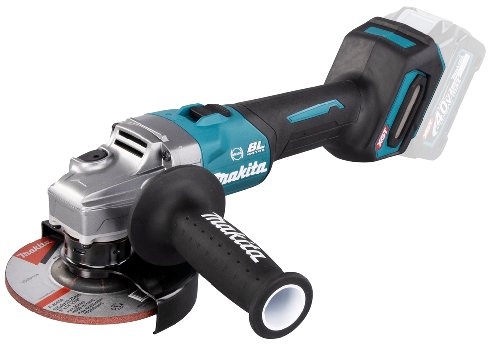 ACCU HAAKSE SLIJPER 125MM XGT 40VMAX MET SCHUIFSCHAKELAAR (ZONDER ACCU'S EN LADER) REF:GA005GZ01