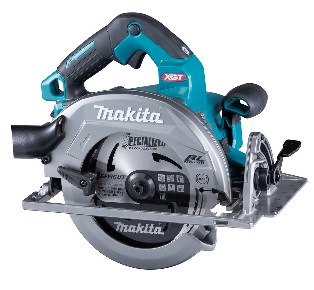 ACCU CIRKELZAAG 190MM XGT 40VMAX + 2X BL4040 + DC40RA + MAKPAC REF:HS003GM201 MAKITA