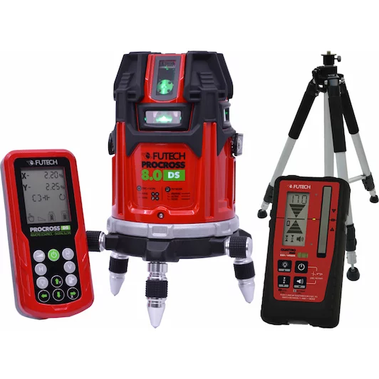 KRUISLIJNLASER PROCROSS 8.0 DS GREEN (BEVAT 150.40.M + 090.300) REF:044.80G.4M-P FUTECH