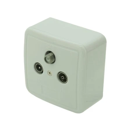 STOPCONTACT OPBOUW COAX RAD/TV/SAT REF:401401157