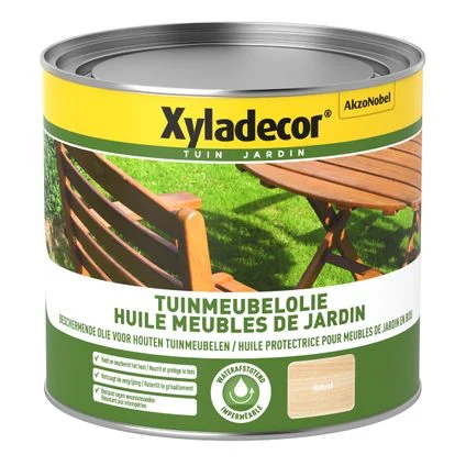 XY TUINMEUBELOLIE NATUREL MAT 500ML REF:XY5485980 XYLADECOR