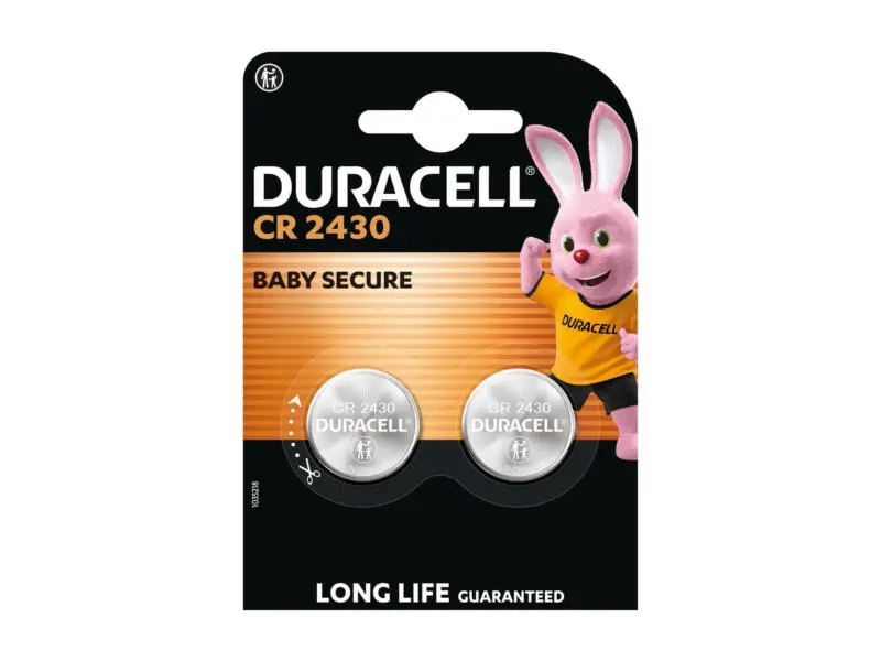BATTERIJ CEL DL2430 LITHIUM 3V 2X REF:163415209 DURACELL