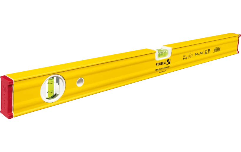 80 AS WATERPAS MET VERSTERKT PROFIEL EN ZWARE EINDKAPPEN 40CM REF:19163 STABILA