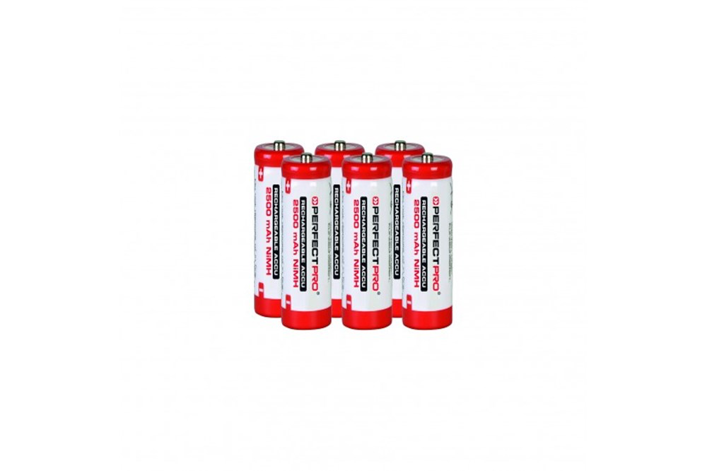 NIMH BATTERIJEN NiMH 2500 mAh, 6 STUKS AA REF:B-AA6 PERFECT PRO