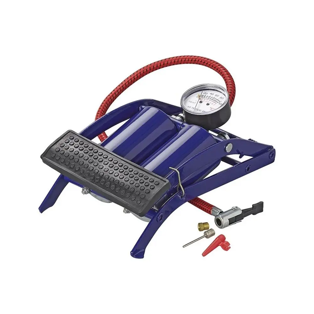 VOETPOMP DUBBELE CILINDER MET MANOMETER REF:P-580205 PROPLUS