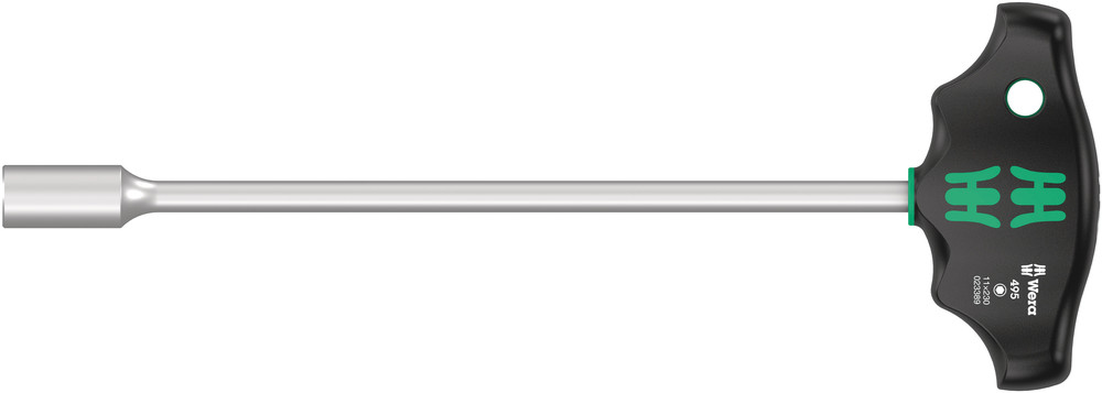 T-HANDLE NUTSPINNER 495 11X230MM REF:WER05023389001 WERA