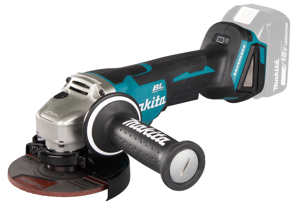 ACCU HAAKSE SLIJPER 125MM LXT 18V (ZONDER ACCU'S EN LADER, IN KARTONNEN DOOS) REF:DGA508Z MAKITA