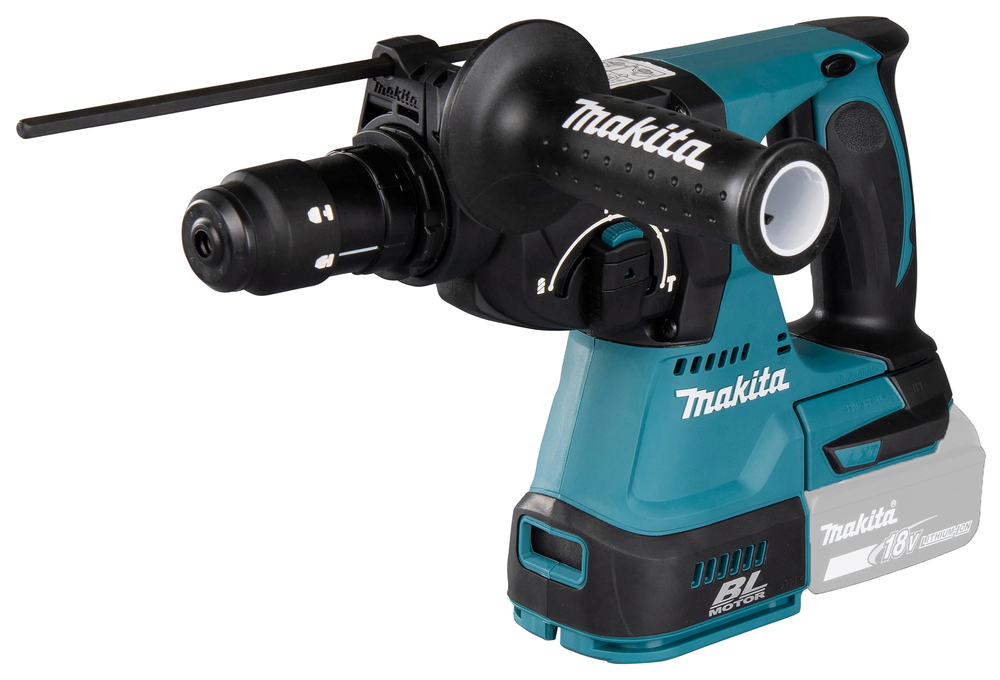 ACCU SDS+ COMBIHAMER 24MM LXT 18V (ZONDER ACCU'S NOCH LADER, IN KARTONNEN DOOS) REF:DHR243Z MAKITA