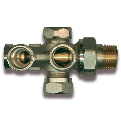 1 VERDELER 916E V/MUURAANSLUIT REF:747349