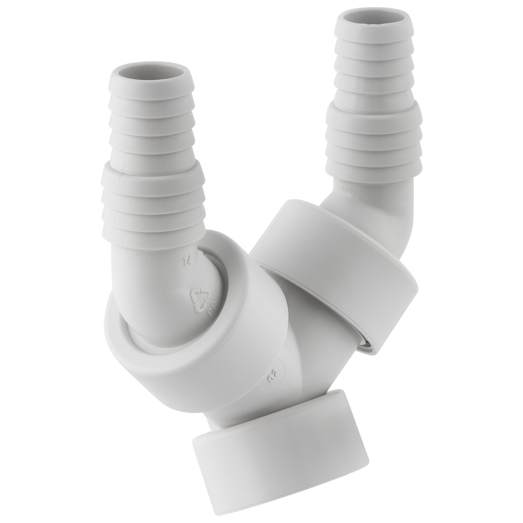 GEBERIT DUBBEL AANSLUITSTUK REF:793046