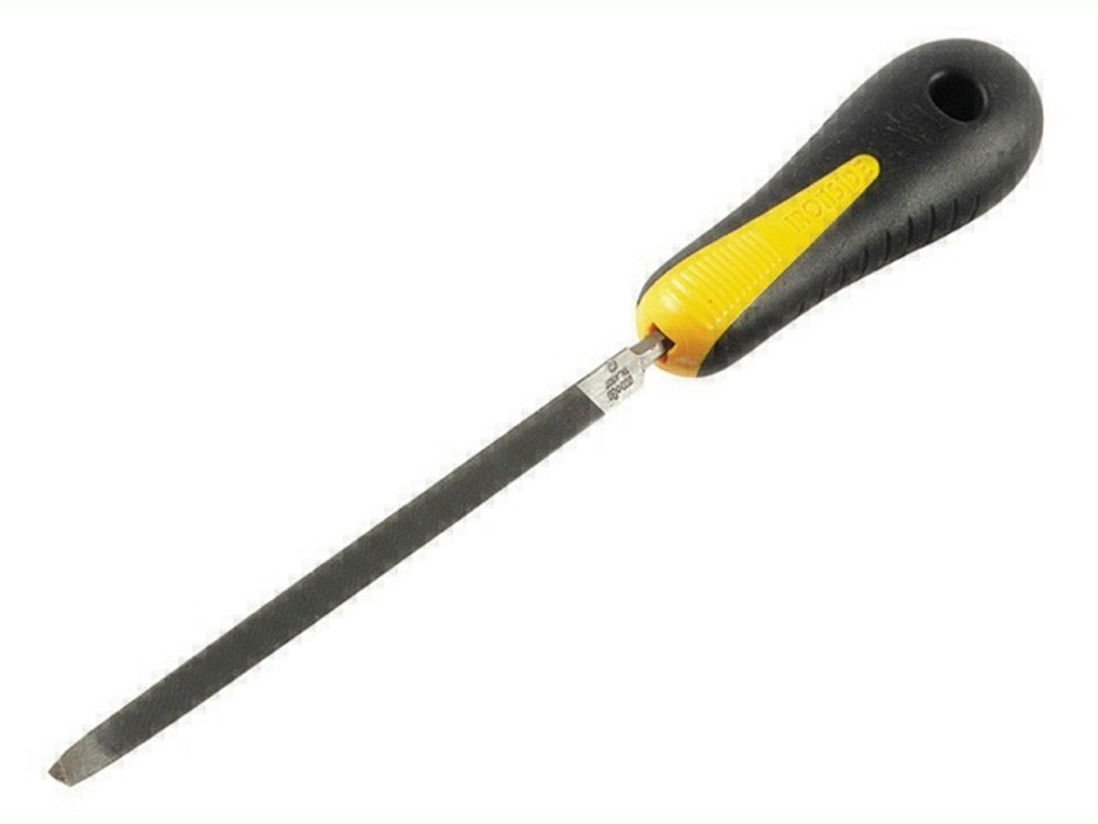 DRIEHOEKIGE VIJL HALFZOET 125MM BI COMPO IR137072