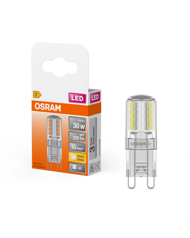 LED PIN30 G9 2.6W WW REF:590543233 OSRAM