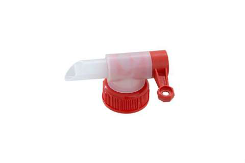 D45 MM VERZEGELDOP VOOR JERRYCANS MET KRAANTJE ROOD REF:JCI-4502-070