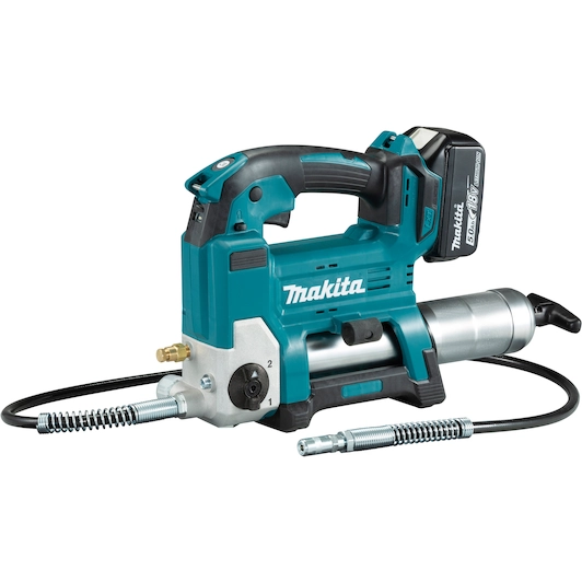 ACCU VETPOMP 18V + 1X BL1850 + DC18RC, GELEVERD IN KOFFER. REF:DGP180RT MAKITA