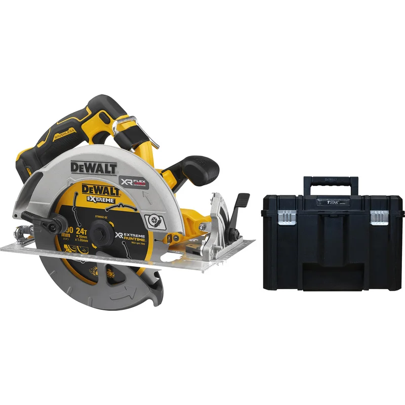 18V XR FLEXV. ADV. 190MM CIRKELZAAG IN TSTAK KOFFER - Z. ACCU EN LADER REF:DCS573NT-XJ DEWALT