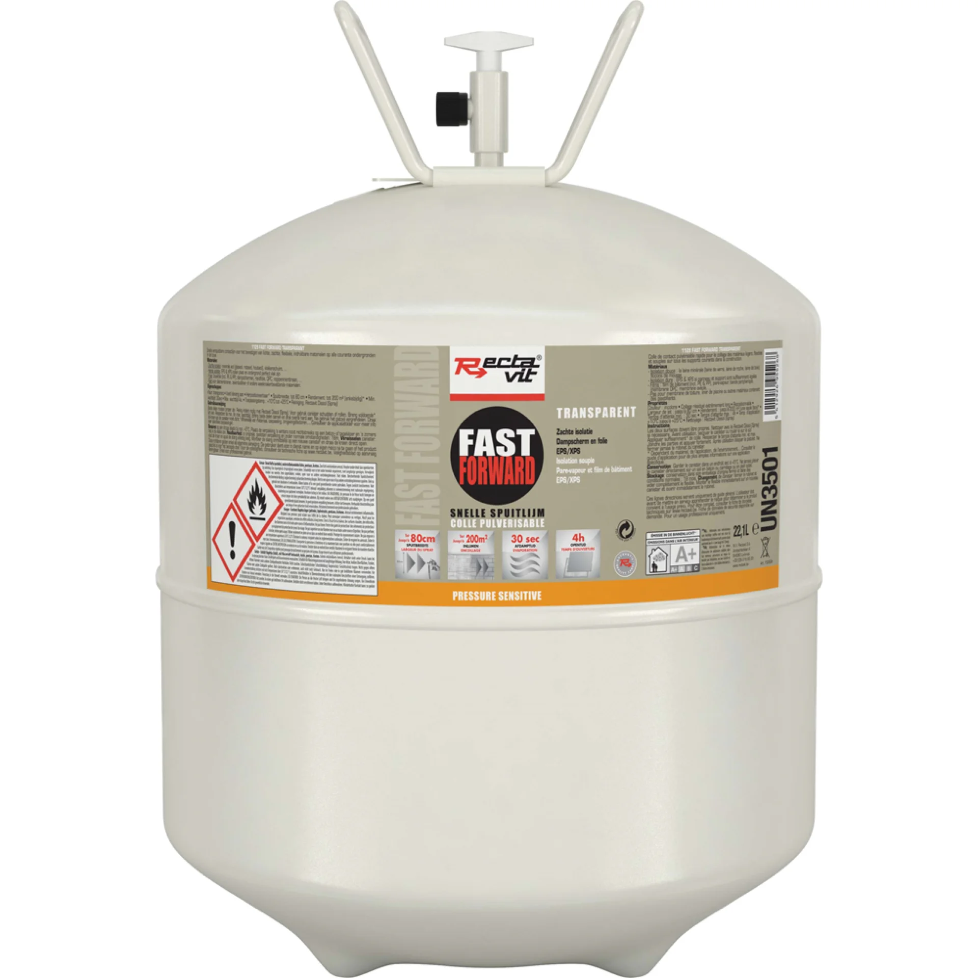 RVIT 1129 FAST FORWARD TRANSPARANT 22,1L REF:153696 RECTAVIT