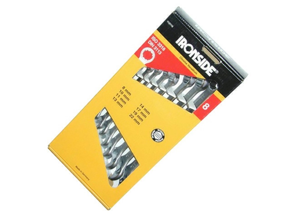 RINGSTEEKSLEUTEL 8ST 8>22MM IR112110 - 338850