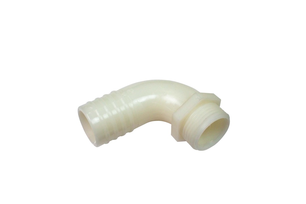 SLANGPILAAR BOCHT M 90° NYLON LB 3/4" 25MM REF:7990.3425 SCALA PLASTICS