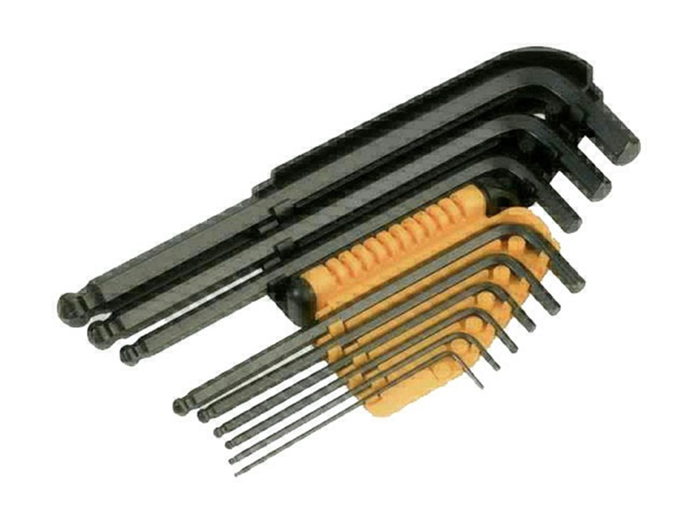 INBUSSLEUTEL BOL 1.5 TOT 10MM - 9STKS. IR114010