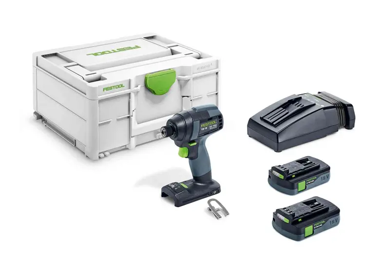 ACCU-SLAGSCHROEVENDRAAIER EN ACCU-TID 18 C3,1 SET T18 PROMO 21 REF:577192 FESTOOL