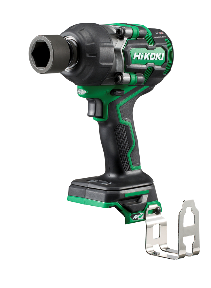 ACCU SLAGMOERAANZETTER - 36V / 770 NM / 1/2" - EXCLUSIEF ACCU'S EN LADER - HSC II KOFFER REF:WR36DEW2Z HIKOKI 