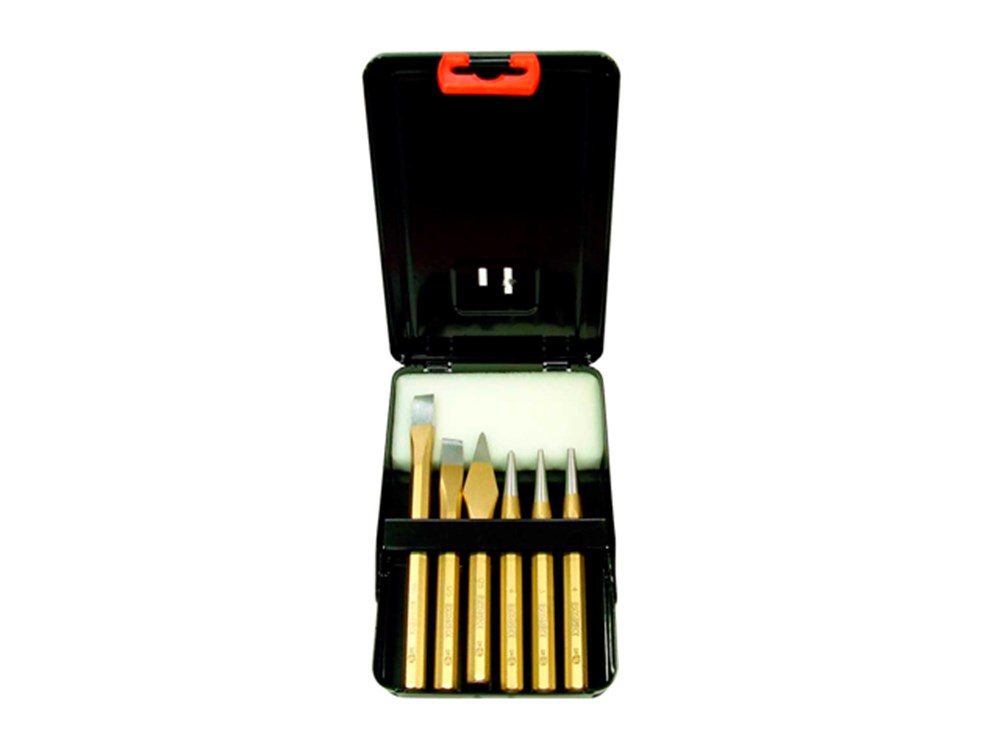 BEITEL SET VAN 6STKS. IN METALEN DOOS IR165600 REF:345582 IRONSIDE