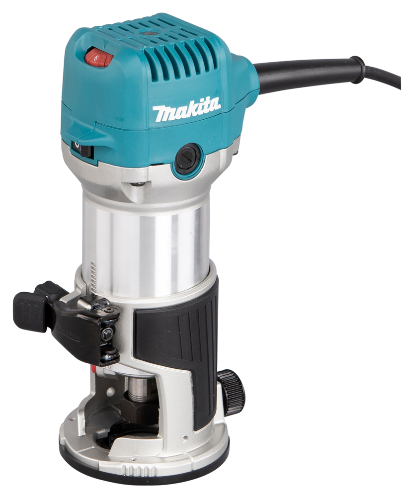 BOVEN- EN KANTENFREES 710W. GELEVERD MET SPANTANG 6 MM EN 8 MM IN MAKPAC. REF:RT0702CX3J MAKITA