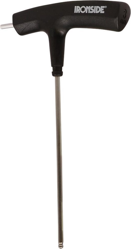 DUBBELE T-GREEPSSLEUTEL,ZESKANT+BOL 3MM IR102472 REF:354823 IRONSIDE