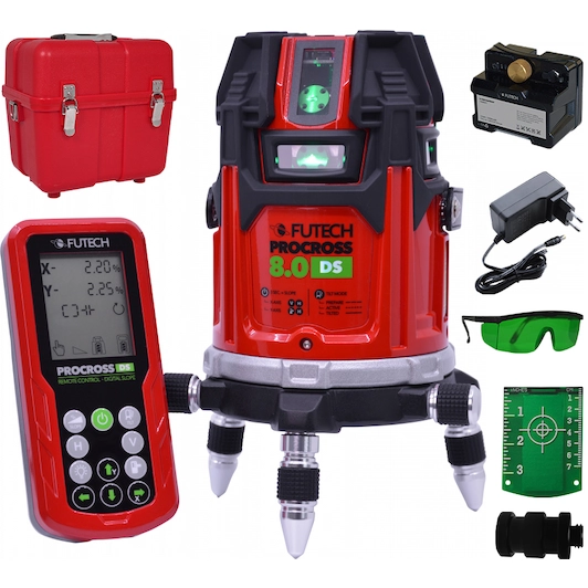 PROCROSS 8.0DS GROEN DIGITALE HELLING + TILTBEVEILIGING REF:044.80G FUTECH