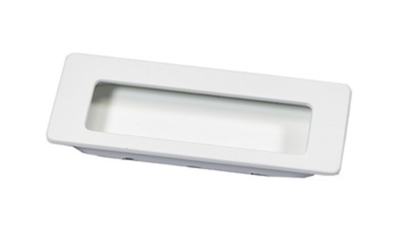 SCHUIFDEURKOM ZAMAC/MAT WIT 113mm REF:10.3702.02
