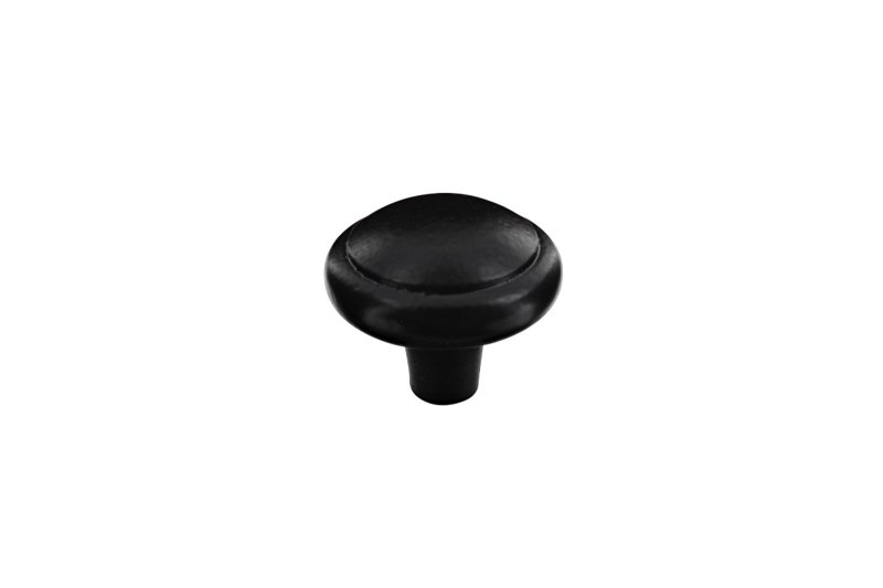 KNOP GEGOTEN IJZER SNOWDON 34MM ZWART REF:01.4052.05