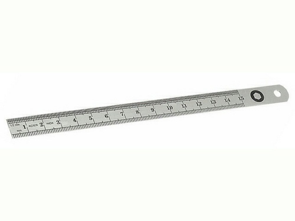 MEETLAT INOX 30X1.0MM - 500MM IR150306 REF:367368 IRONSIDE