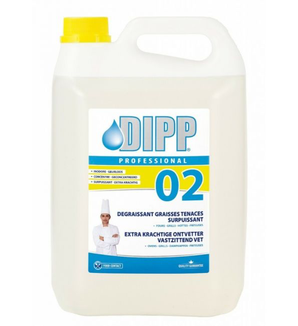 DIPP N°02 XTRA KRACHTIGE ONTVETTER 5 L REF:4471205 DIPP - PROFESSIONEEL GEBRUIK