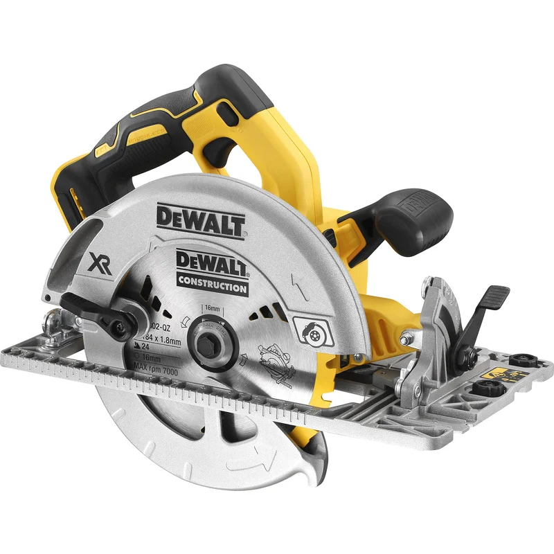 18V XR BRUSHLESS 184MM CIRKELZAAG IN TSTAK (ZONDER ACCU NOCH LADER) REF:DCS572NT-XJ DEWALT