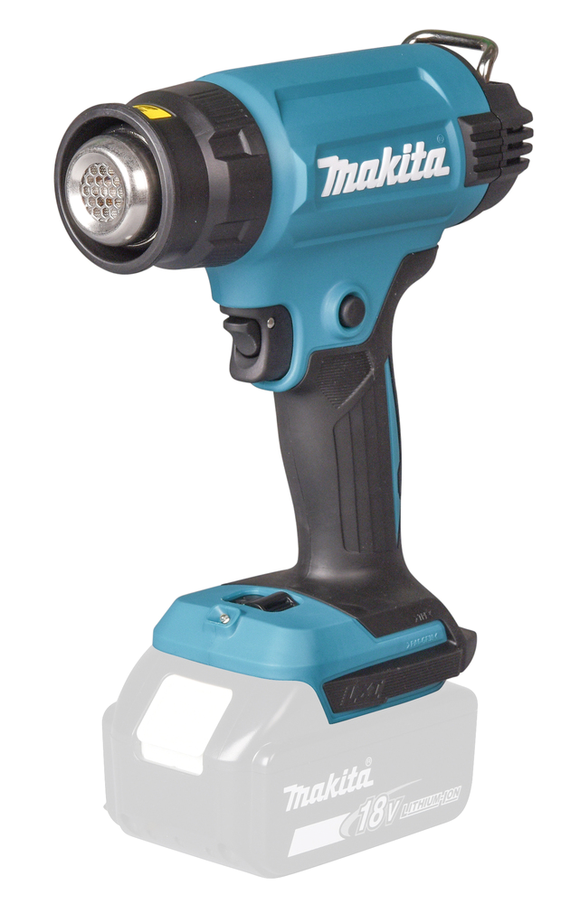 HETELUCHTPISTOOL 18 V MET REGELBARE TEMPERATUUR EN EXTRA ACCESSOIRES IN MAKPAC REF:DHG181ZJ MAKITA