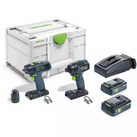 ACCU KLOPBOORMACHINE TID 18 HPC4.0 I-SET T18 REF:577244 FESTOOL