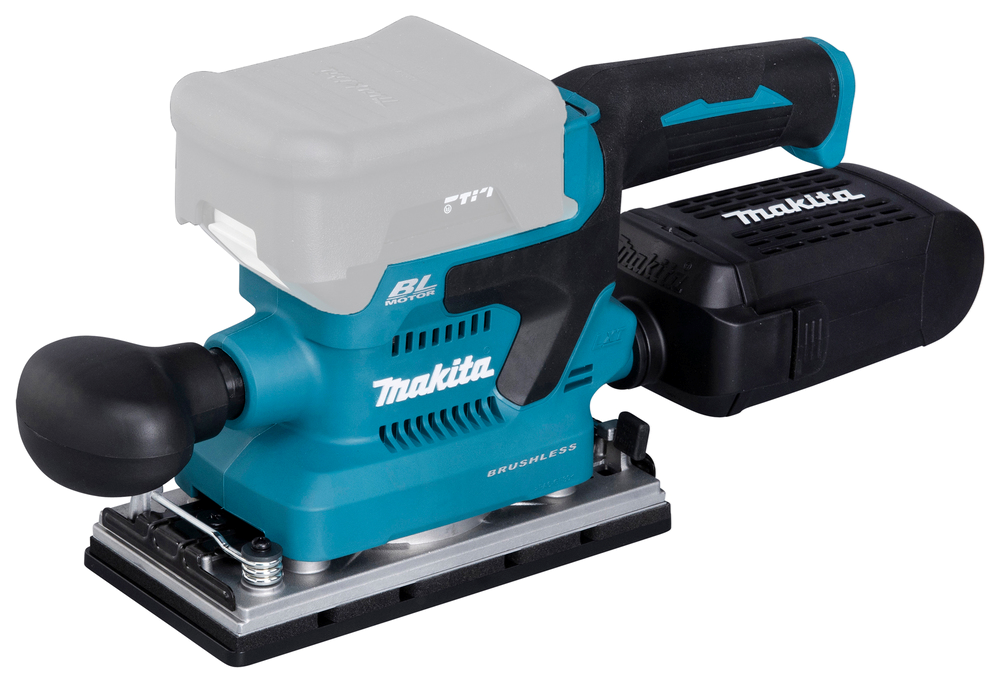 VLAKSCHUURMACHINE 93X185MM 18V LXT + MAKPAC (ZONDER ACCU'S EN LADER). REF:DBO380ZJ MAKITA