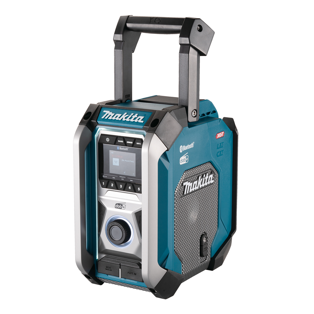 WERFRADIO MET DAB+ EN BLUETOOTH 5.0: CXT 12VMAX, LXT 14,4 V/18 V, XGT 40VMAX, AC REF:MR007GZ MAKITA