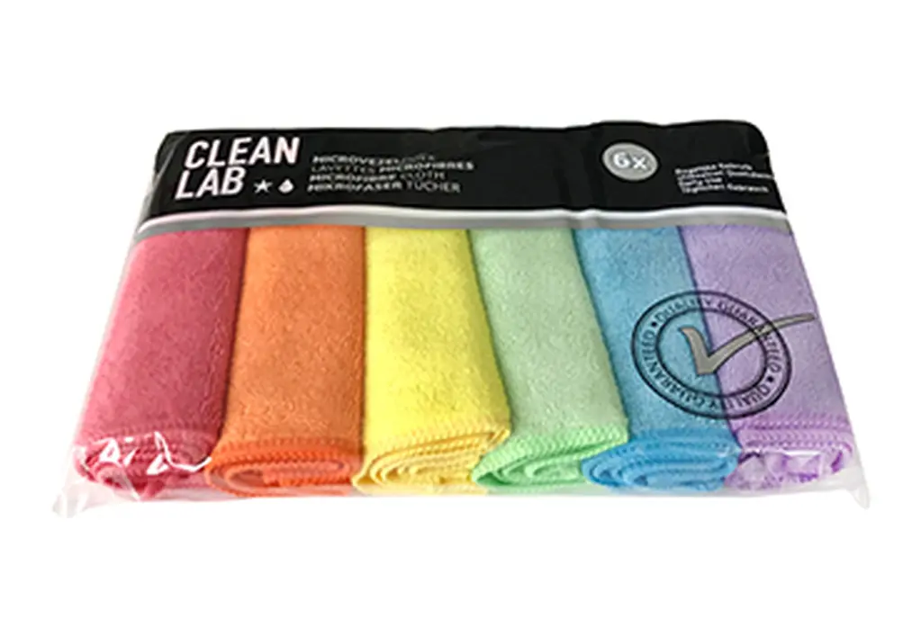 MICROVEZEL MULTICOLOR 35X35CM - 6ST REF:6343 BOBRUSH