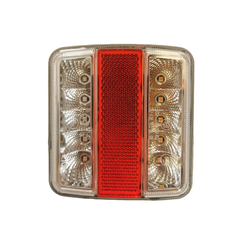 ACHTERLICHT - LED - 95X100 - 4 FUNCTIES - 12V - BLISTER REF:B303902-P HIGH TECH PARTS